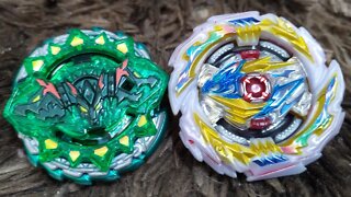 PROTÓTIPOS: KERBEUS vs DRAGON | Beyblade Burst BU | Batalha até 5 Pontos!