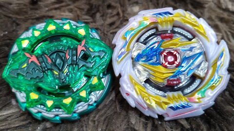 PROTÓTIPOS: KERBEUS vs DRAGON | Beyblade Burst BU | Batalha até 5 Pontos!