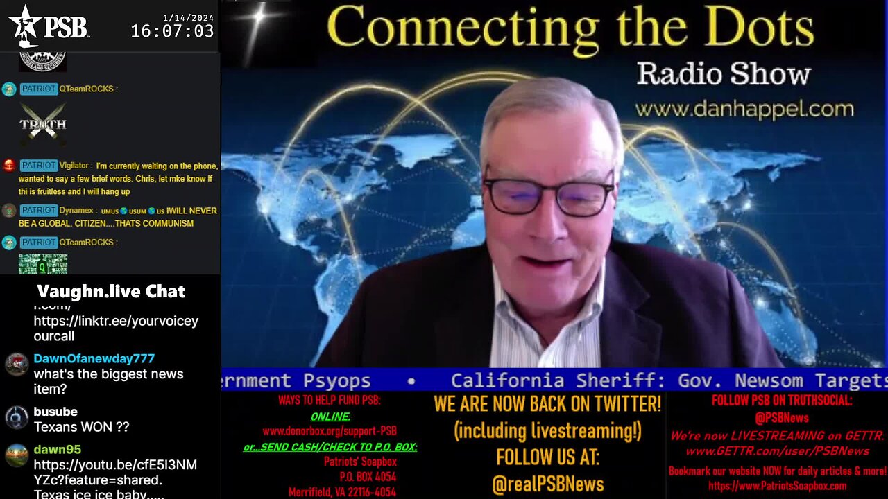 2024-01-14 16:00 EST - Connecting the Dots: with Dan Happel