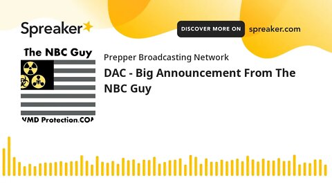 DAC - Big Announcement From The NBC Guy