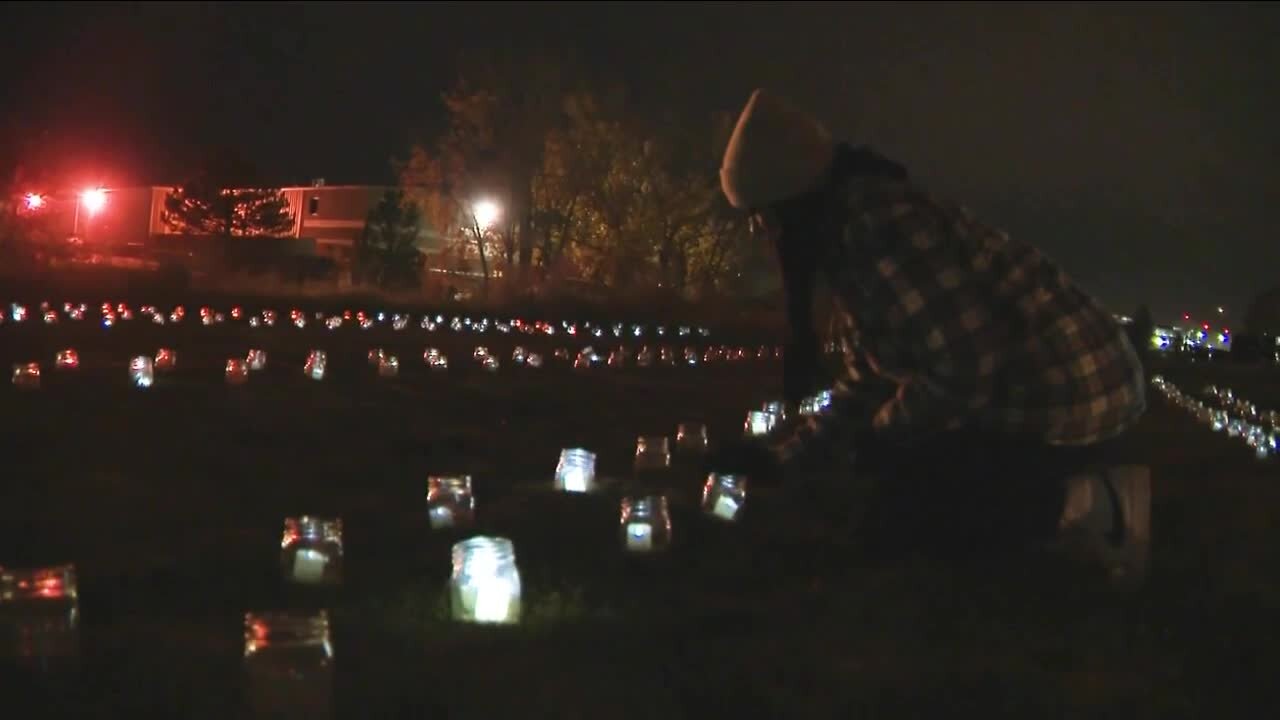 Volunteers light Colorado Freedom Memorial in honor of fallen service members