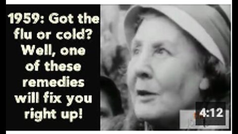 1959: Got the flu or cold? Well, one of these remedies will fix you right up! 👍