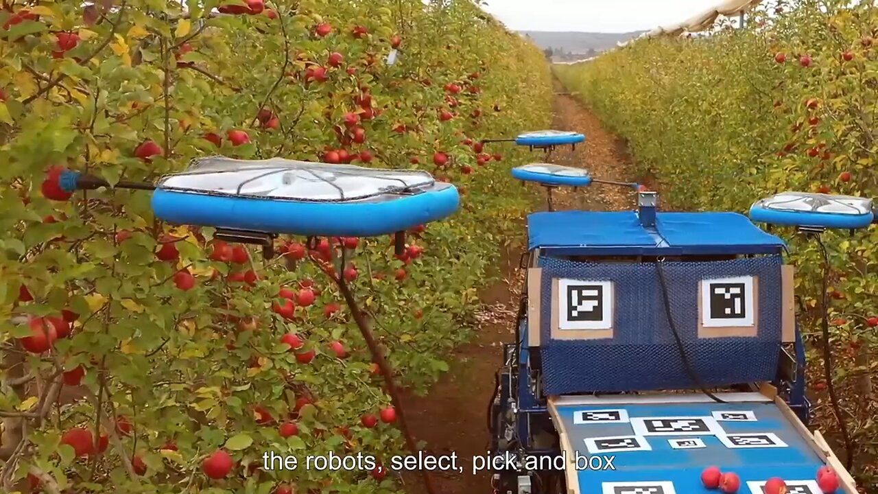 Tevel Aerobotics A.I. Farming & Harvesting Drones. Future of Farming