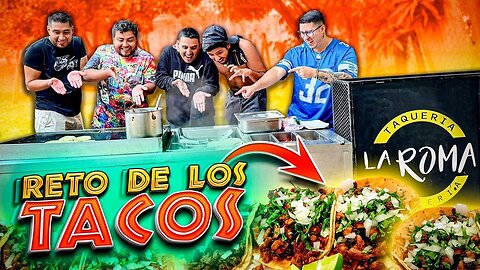 🔥RETO QUIEN COME MAS RAPIDO TACOS CON EL CREW RETOJORJAIS🌮