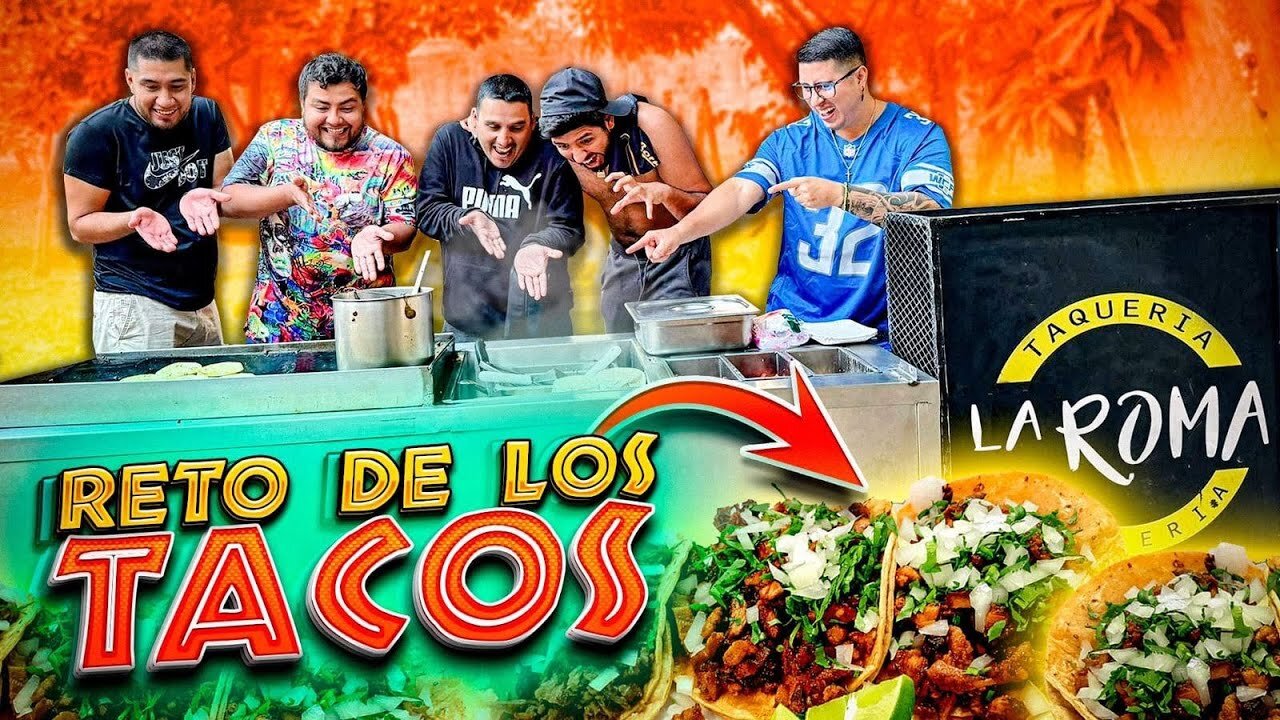🔥RETO QUIEN COME MAS RAPIDO TACOS CON EL CREW RETOJORJAIS🌮