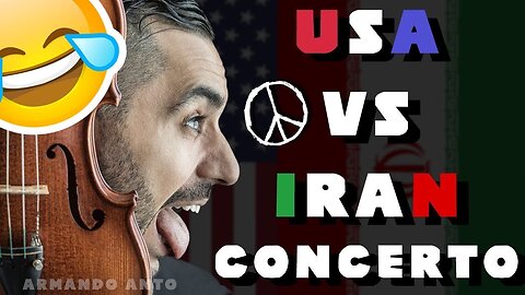 USA VS IRAN CONCERTO - STANDUP COMEDY - MUST WATCH FUNNY 😂 😂 I ARMANDO ANTO VIOLIN COMEDY