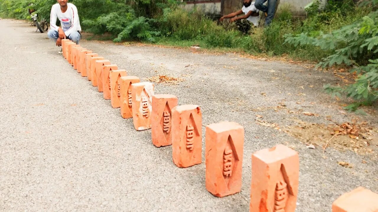 Bricks Double Domino Effect,🛑 ईटों को कतार से गिराया