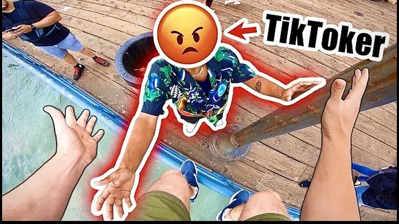 ESCAPING ANGRY TikTok STAR (Epic Parkour POV Chase)