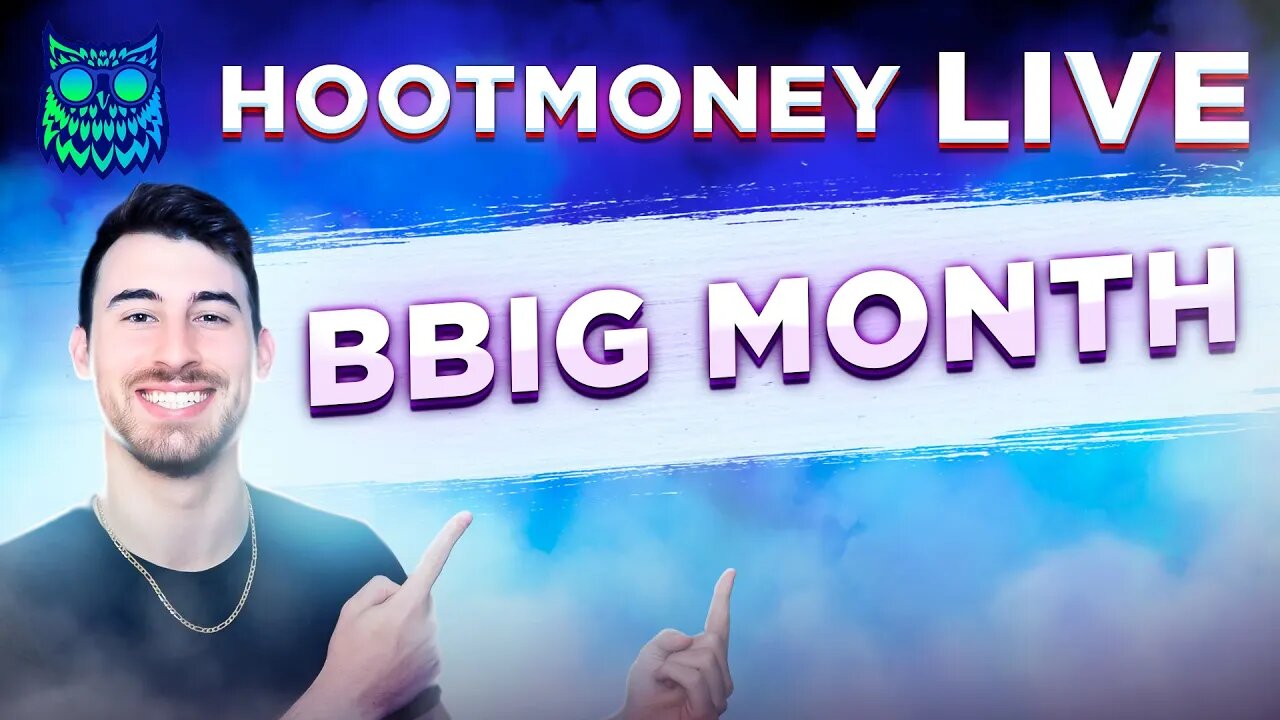 🔴 LIVE -- BBIG MONTH!!! + ATER SST NILE MULN HYMC AMC GME SHORT SQUEEZE