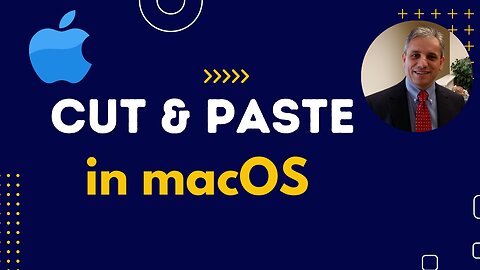 Cut and Paste in macOS - Solved