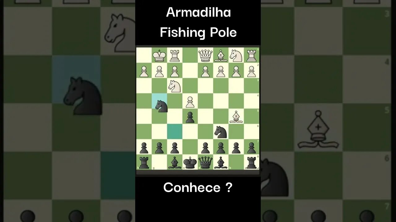 ARMADILHA FISHING POLE NA RUY LOPEZ VOCÊ CONHECE? #Shorts #Xadrez #Chess #Ajedrez #xequemate