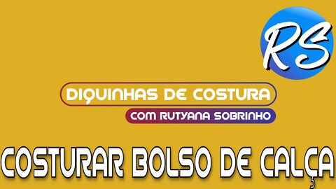 Como Costurar Bolso de Calça - DEP 36