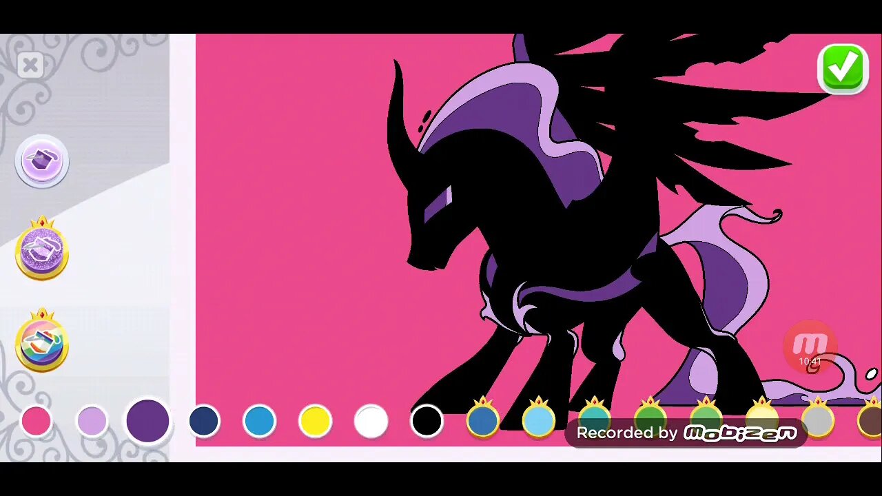 YES!!! We get to paint the PONY OF SHADOWS MY WAY!!!! / MLP: Color by Magic