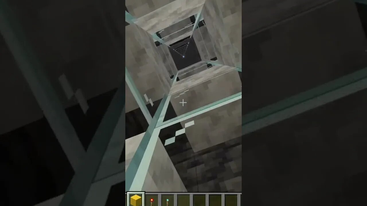 minecraft epic moment. From bedrock to sky. Spinning #shorts #minecraft #viral #bedrock