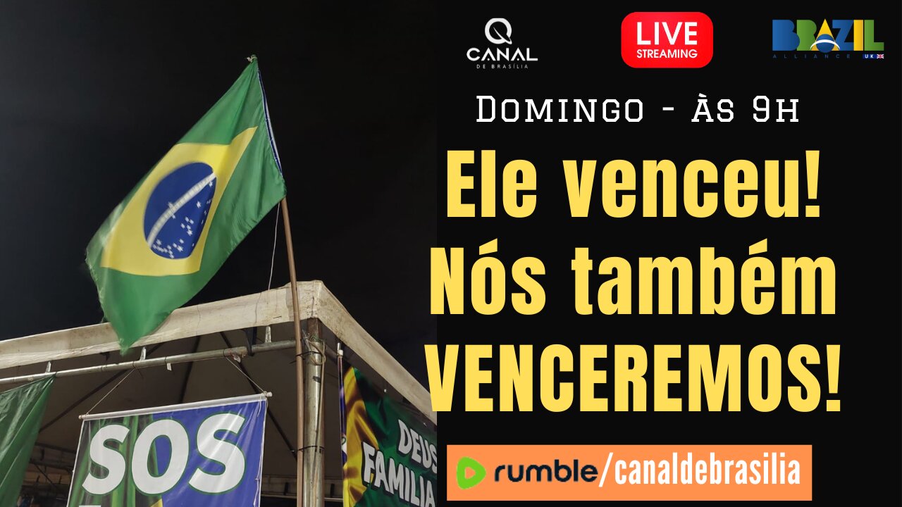 Ele venceu! Nós também venceremos