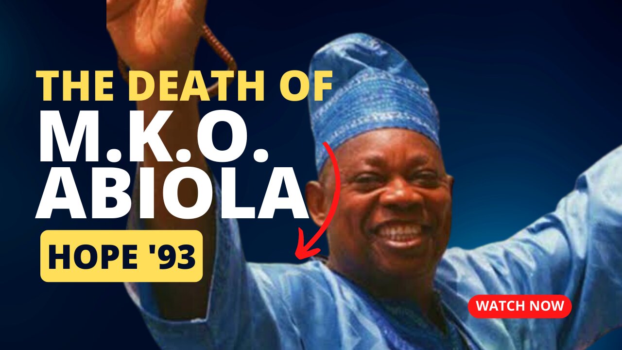 The Death of M.K.O. Abiola