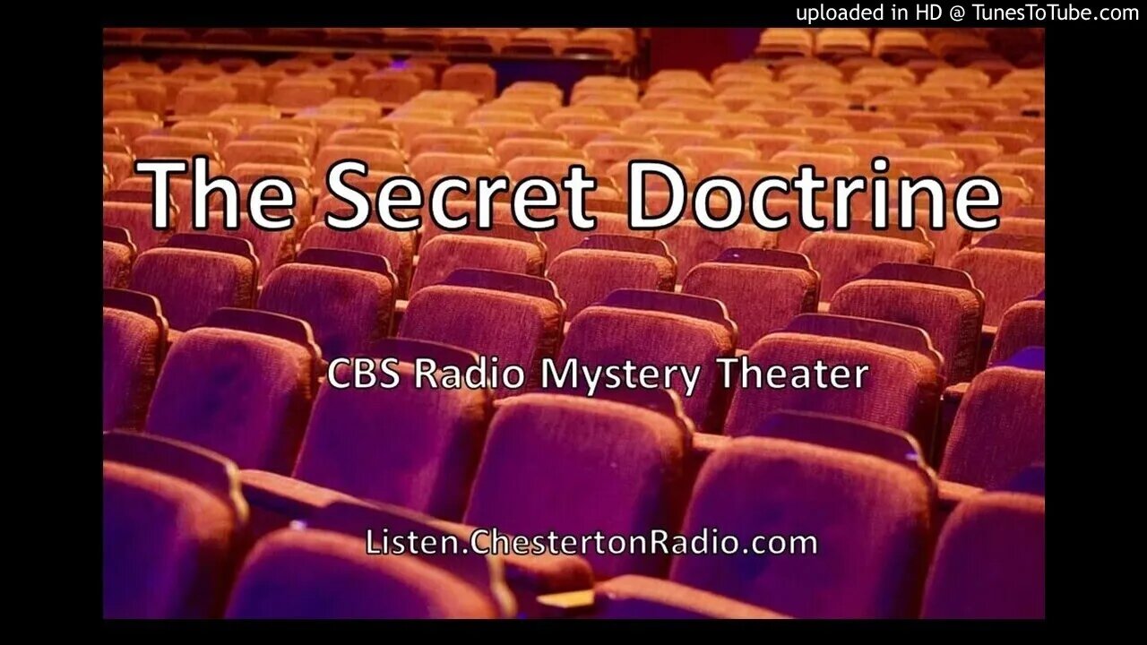 The Secret Doctrine - CBS Radio Mystery Theater