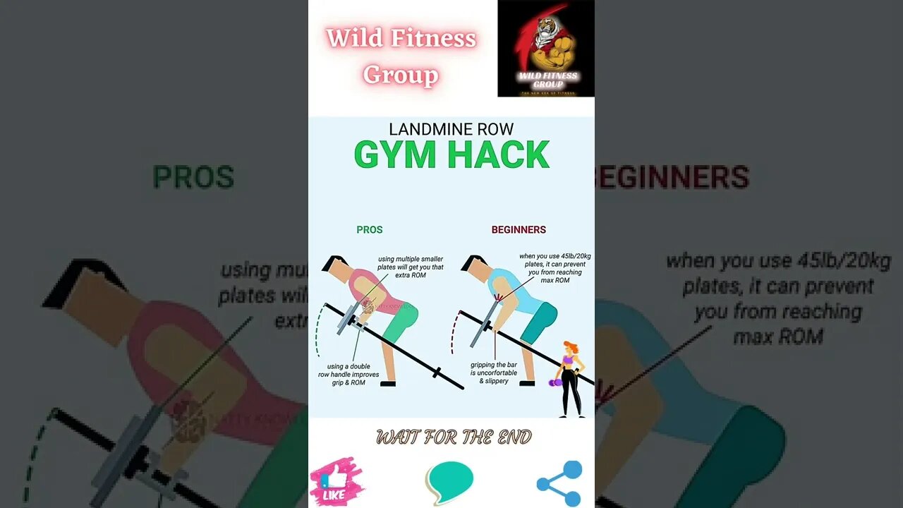 🔥Landmine row gym hack🔥#shorts🔥#wildfitnessgroup🔥22 July 2022🔥