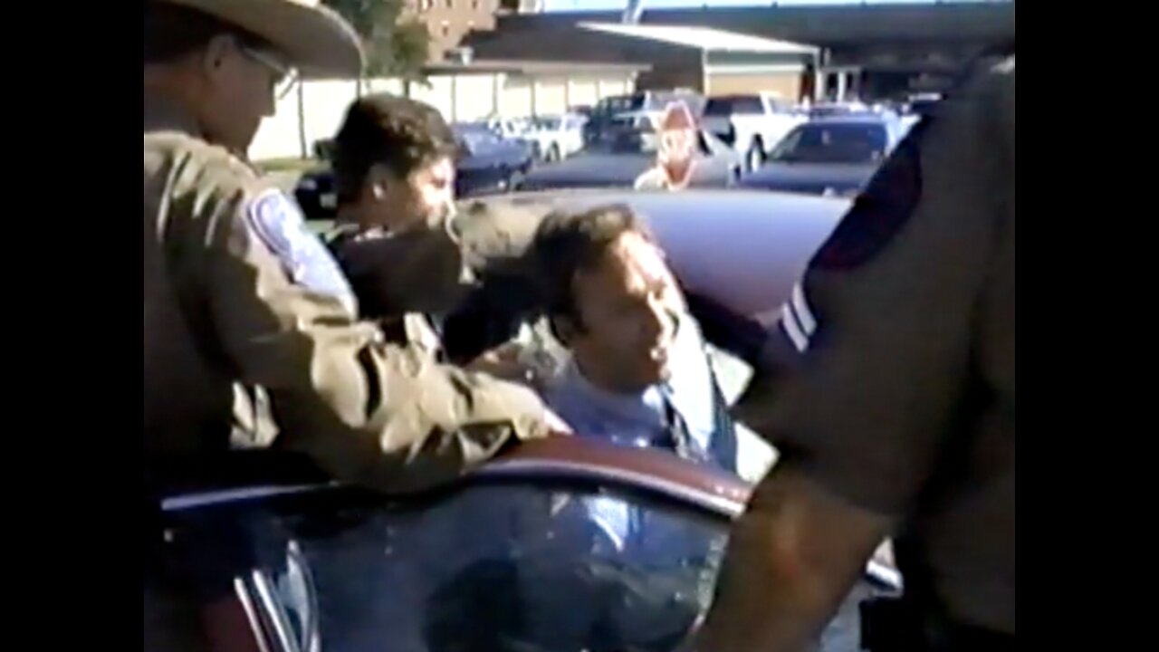 Rare and Raw Footage of Alex Jones' DPS Arrest from Different Camera Angle