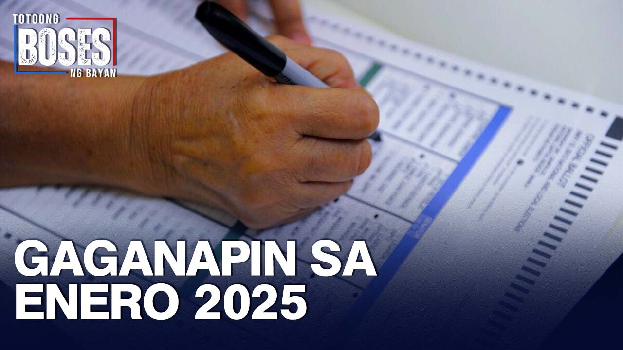 Pag-imprenta ng balota para sa 2025 midterm elections, gaganapin sa unang Linggo ng Enero 2025