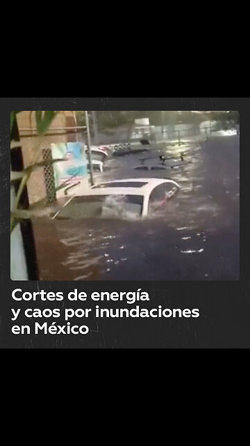 México: Apagones y autos varados tras fuertes lluvias en Guadalajara
