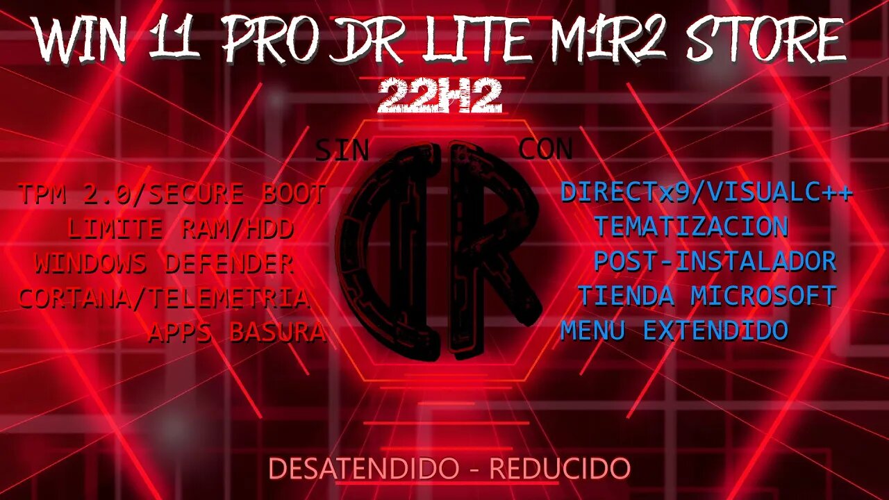 Presentacion Version M1r2 Store Edition 22H2 Octubre 2023 (W11)