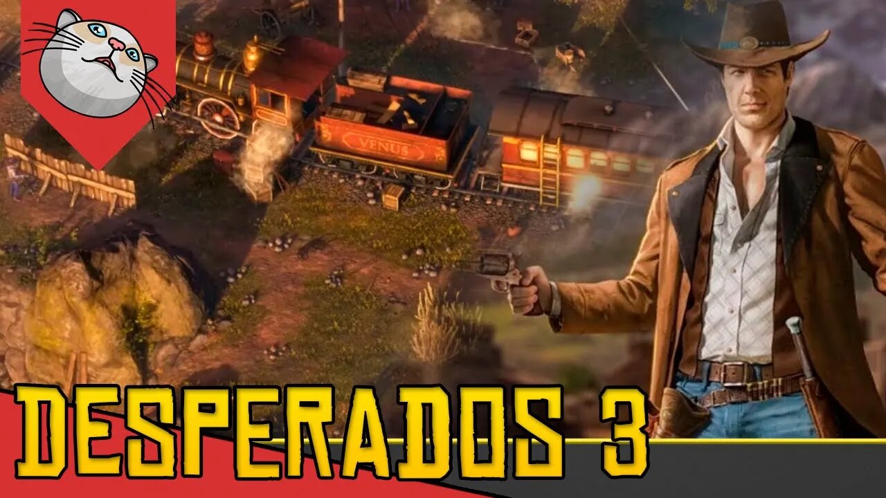 Velho Oeste é a LEI DO MAIS FORTE - Desperados 3 [Conhecendo o Jogo Gameplay Português PT-BR]