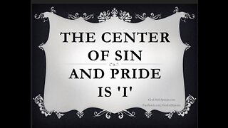 Pride Goeth Before Destruction