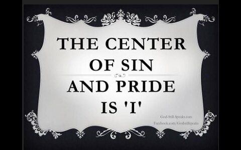 Pride Goeth Before Destruction