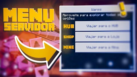 Como fazer um menu igual de server (Minecraft Bedrock)