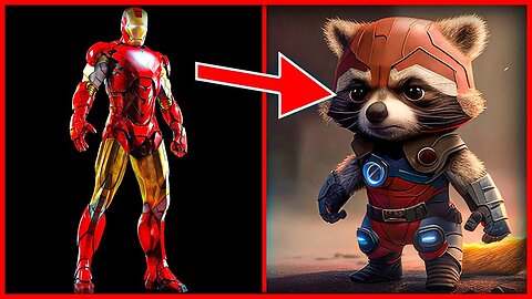 AVENGERS but RACCOON-VENGERS 💥 All Characters
