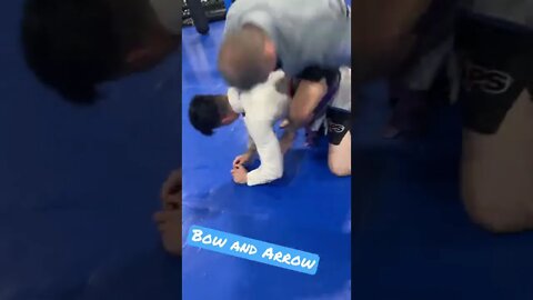 Rolling Bow and Arrow from Turtle - BJJ