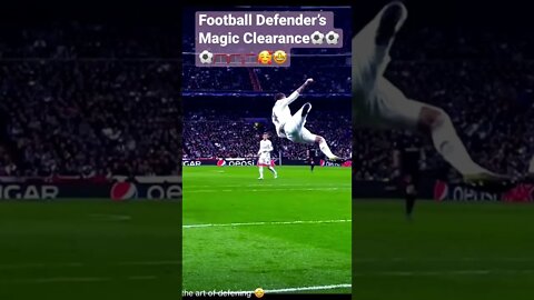 Football Defender’s Magic Clearance⚽️⚽️⚽️🥅🥅🥅🥰🤩