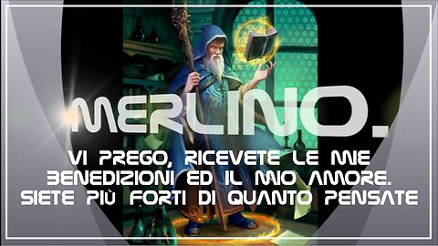 Merlino. Vi prego, ricevete le mie benedizioni ed il mio amore. Siete più forti di quanto pensate
