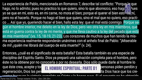 LIBRO: EL HOMBRE ESPIRITUAL - Parte 1 | WATCHMAN NEE