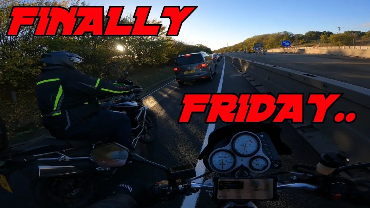 Triumph Speed Triple V Range Rover Sport. | Finally Friday Ep.155