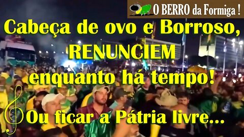 Povo rompe a barreira da polícia e ocupa a esplanada