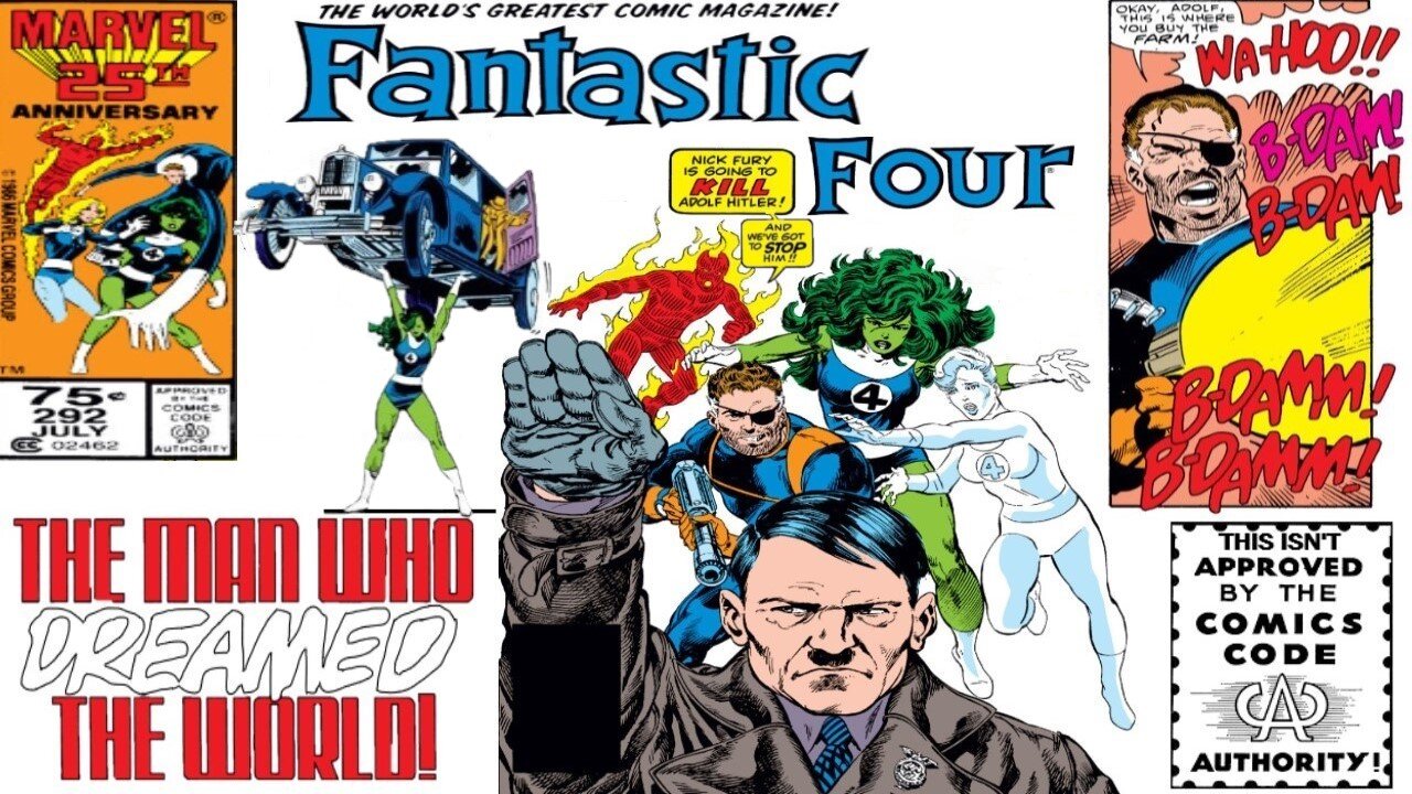 Nick Fury vs Hitler! - Fantastic Four #292