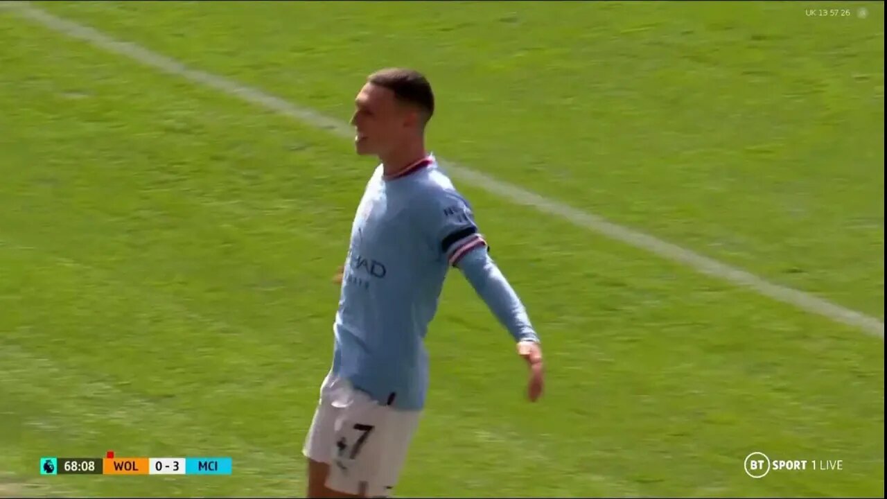 Phil Foden Goal vs Wolves 17-09-2022