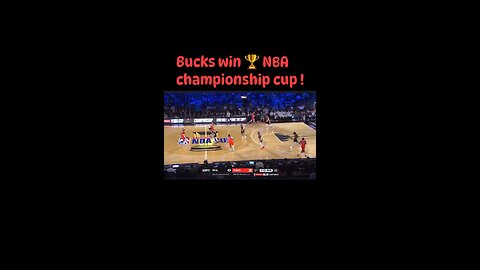 Bucks win 🏆 NBA championship cup !