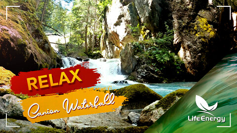 Relax | Waterfall in a canyon