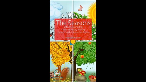 The Seasons: Level 1 - Russian-to-English #shorts