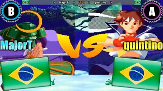 Street Fighter Alpha 2 (MajorT Vs. quintino) [Brazil Vs. Brazil]