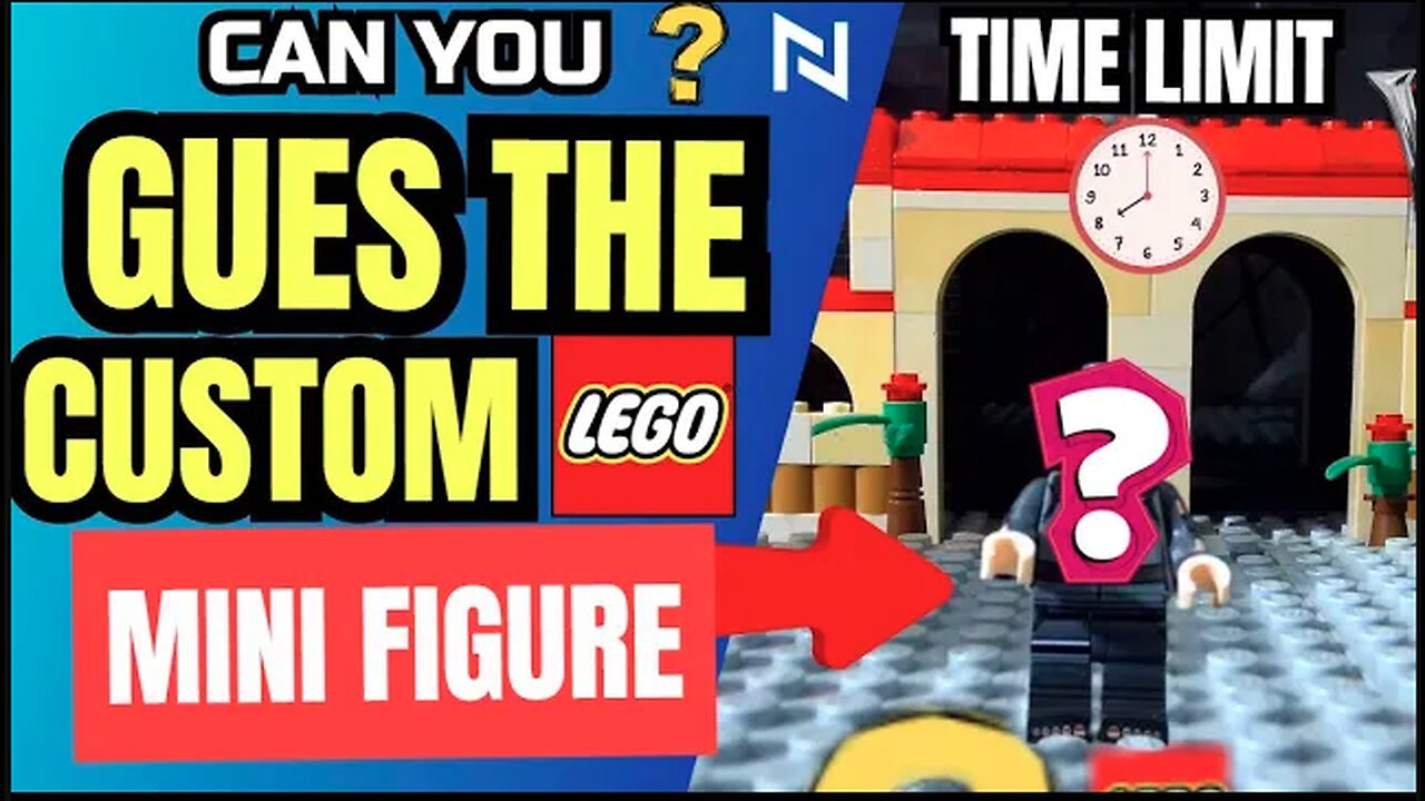 Guess the NEW LEGO custom minifigure Are You a Master Builder?