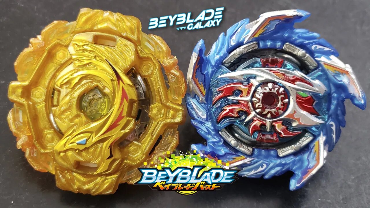 POISON HYDRA .8'α.F' GEN vs KING HELIOS .Zn 1B - Beyblade Burst ベイブレードバースト