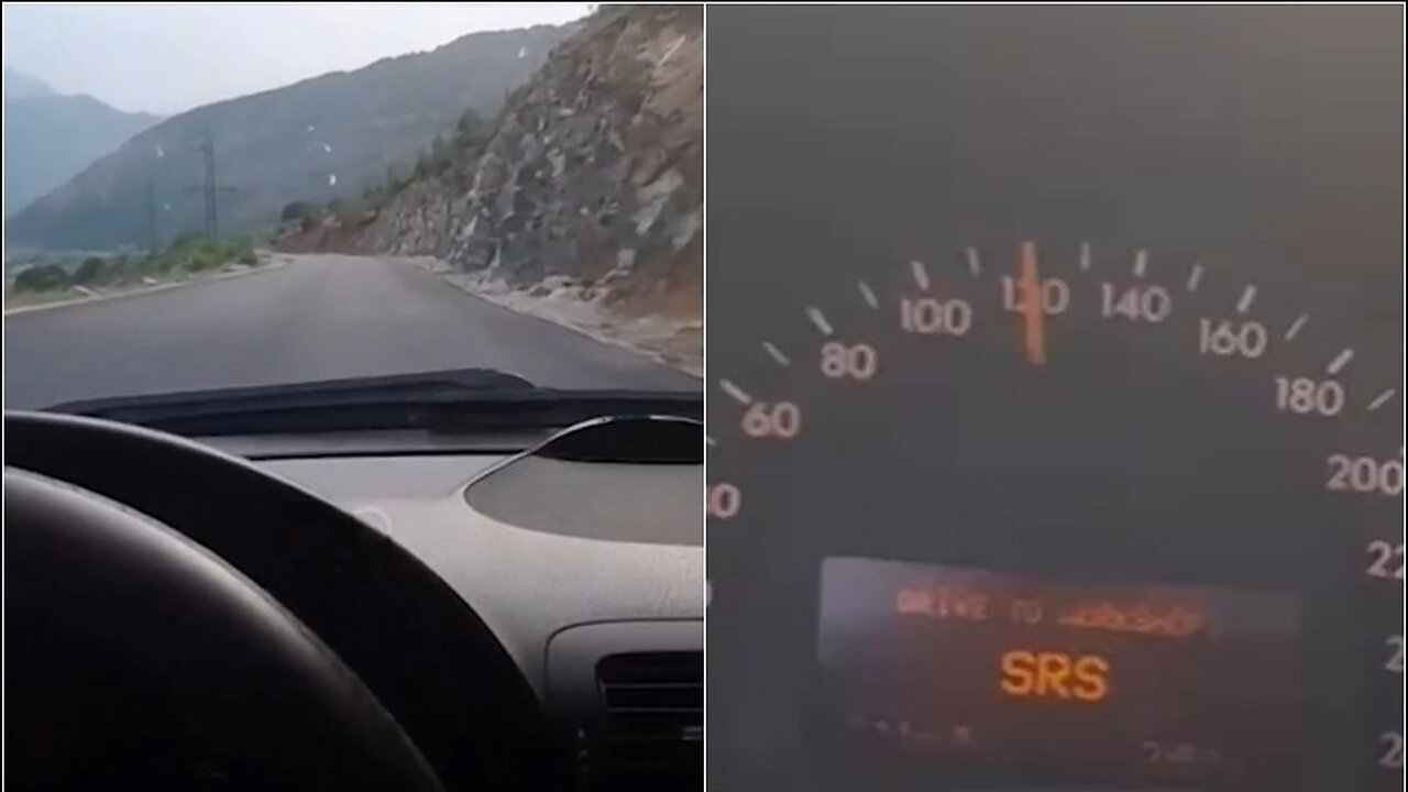 Video e frikshme/ I riu me 120 km/orë në rrugën e Arbërit, i ndodh aksident LIVE në Facebook!