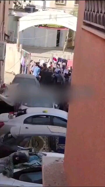 They came out waving white flags and Israeli forces still shot at them.