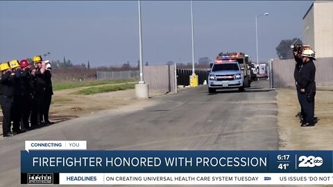 First responders pay respects to fallen San Luis Obispo firefighter