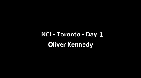 National Citizens Inquiry - Toronto - Day 1 - Oliver Kennedy Testimony