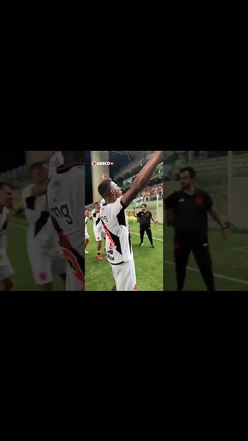 Léo Pelé cantando com a torcida - América MG 0x1 VASCO